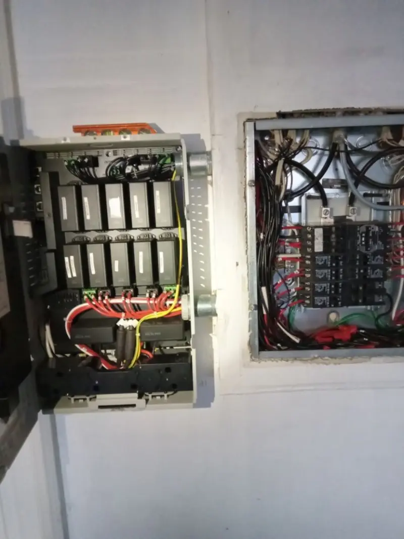 Electrical panel upgrade completed for Ring Doorbell Installation in Jefferson